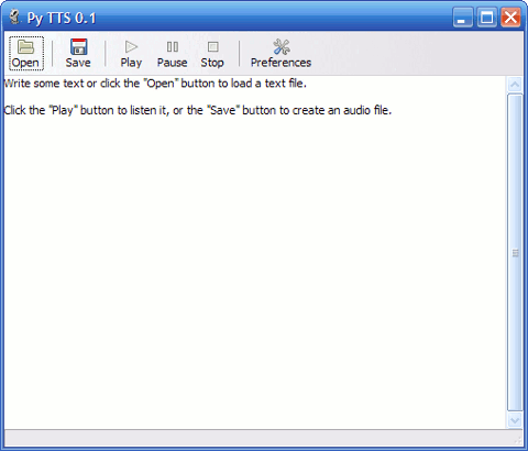 Py TTS: Text to Speech software