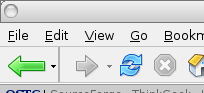 Diseño alternativo para la barra de herramientas de Firefox