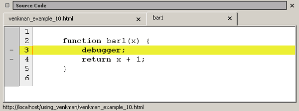 Código fuente de bar1