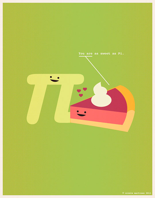 Amor geek: You are sweet as Pi