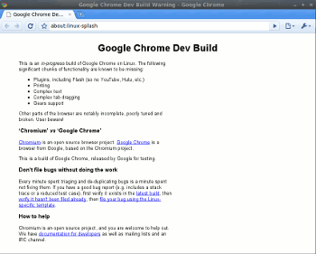 Google Chrome en Linux